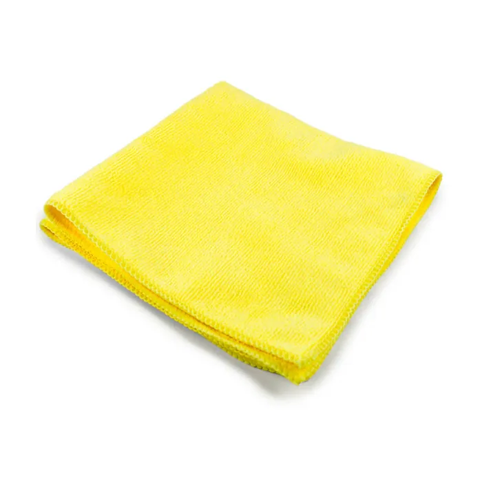Microfibre Towel, yellow — 300 GSM, 16" × 16"